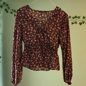 Abercrombie Floral Blouse